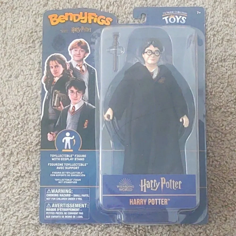 Bendyfigs HARRY POTTER The Noble Collection Figure With Display Stand BRAND NEW